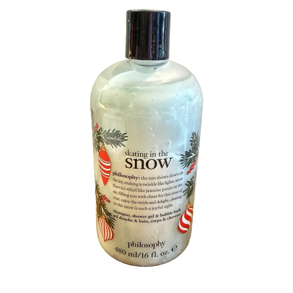 Philosophy Christmas Shower Gel Bundle Snow Angel Skating Very Merry Holiday 3